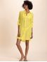 Camisa Manga Longa Shantung Amarelo Celular Cia Marítima