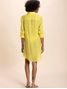 Camisa Manga Longa Shantung Amarelo Celular Cia Marítima