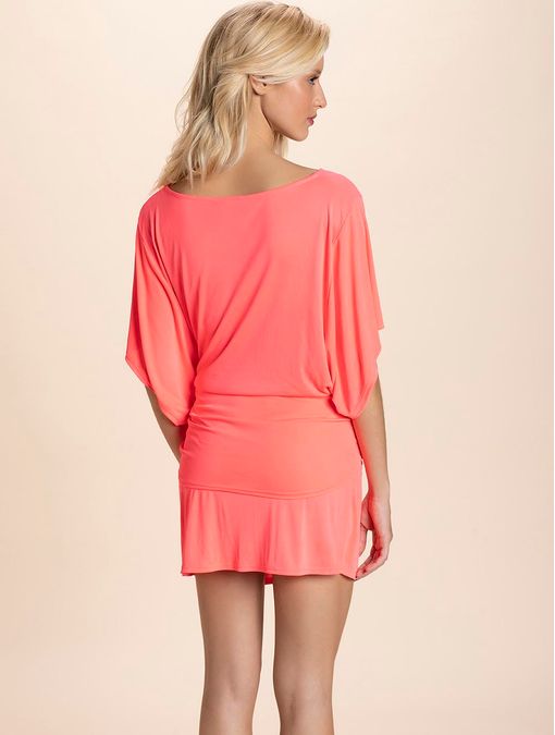 Vestido Curto Lisos Saídas Mango Neon Cia Marítima
