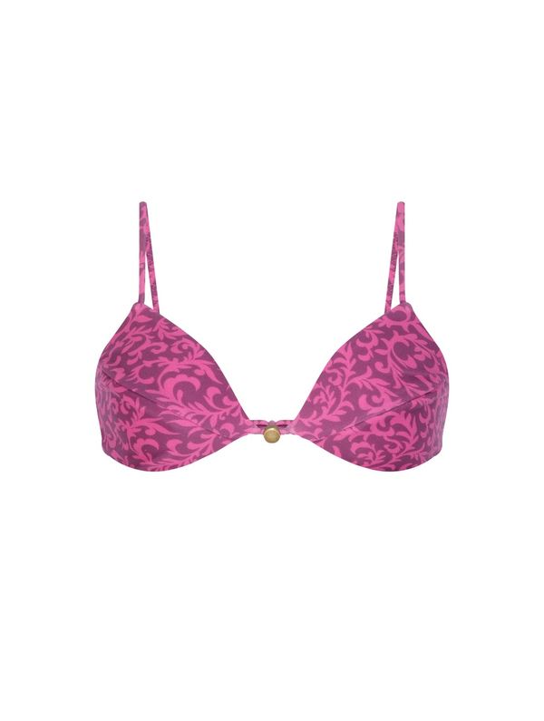 Top Triângulo Estampado Lovina ROSA G