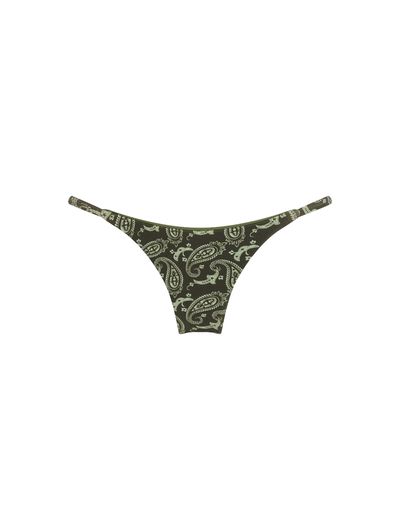 Tanga Lateral Estreita Estampada Mawi Verde Cia Marítima Tanga Lateral Estreita Estampada Mawi Verde Cia Marítima