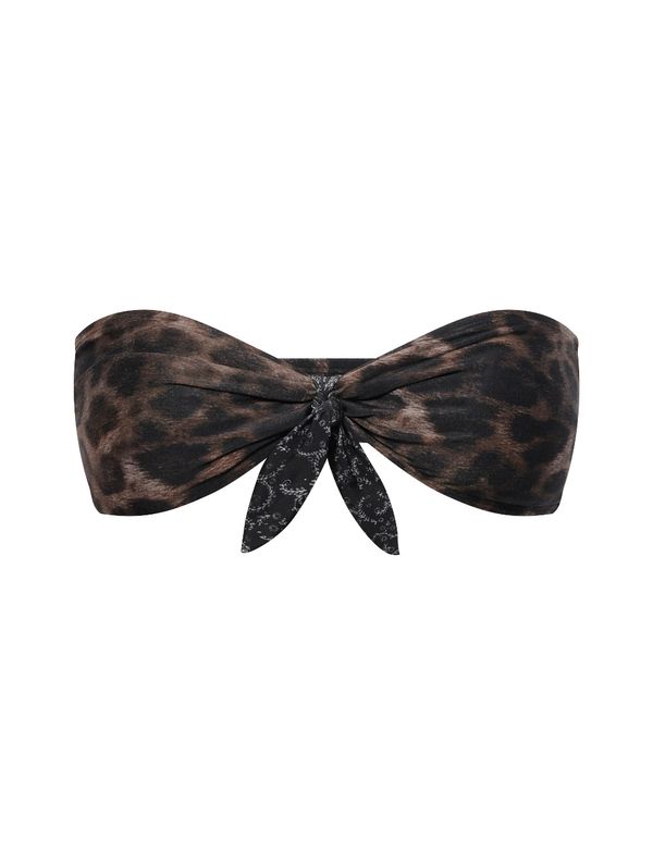 Top Faixa Estampado Raja MARROM G