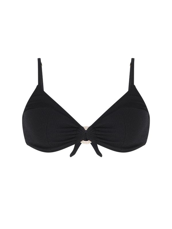 Top Triângulo Lisos Raja PRETO P