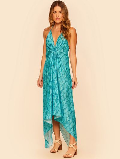 Vestido-Lenco-em-Viscose-com-Seda-Pantai-Azul-Cia-Maritima Vestido-Lenco-em-Viscose-com-Seda-Pantai-Azul-Cia-Maritima