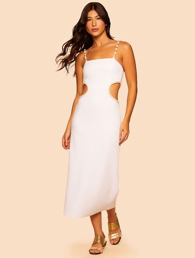 Vestido-Midi-Lampu-Branco-Cia-Maritima Vestido-Midi-Lampu-Branco-Cia-Maritima