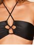 Top Frente Única Lisos Bikini Preto Cia Marítima