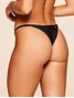 Tanga Lateral Estreita Lisos Bikini Preto Cia Marítima