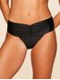 Tanga Lateral Larga Lisos Bikini Preto Cia Marítima