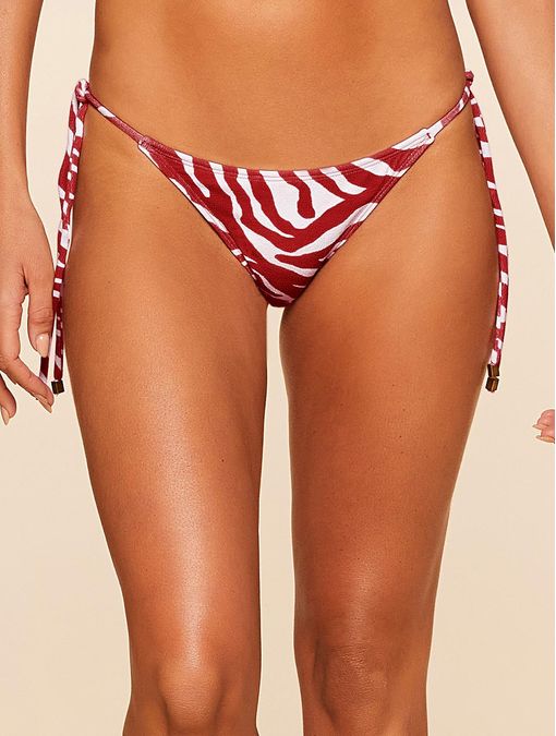 Tanga Amarradinha Estampada Soleado Vermelho Cia Marítima