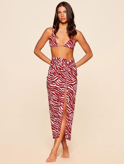 Canga Estampada Soleado Vermelho Cia Marítima Canga Estampada Soleado Vermelho Cia Marítima