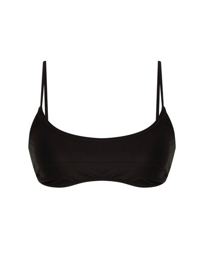 Top Faixa Lisos Bikini Preto Cia Marítima Top Faixa Lisos Bikini Preto Cia Marítima