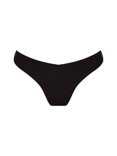 Tanga Asa Delta Lisos Bikini Preto Cia Marítima