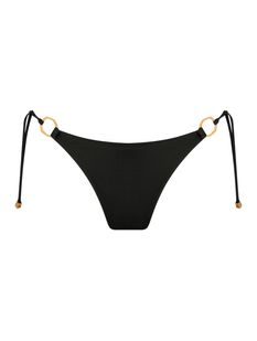 Tanga Amarradinha Lisos Bikini Preto Cia Marítima