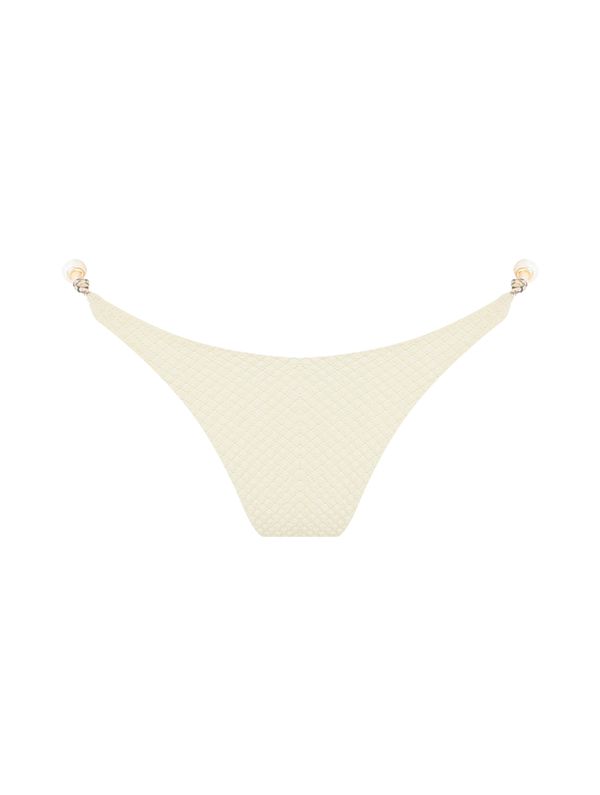 Tanga Lateral Estreita Lisos Hermosa OFF WHITE M
