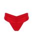 Tanga Lateral Larga Lisos Chica Vermelho Scarlet Cia Marítima