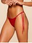 Tanga Amarradinha Lisos Chica Vermelho Scarlet Cia Marítima