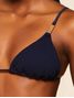 Top Cortininha + Tanga Lateral Estreita Lisos Montevidéu  Deep Blue Cia Marítma