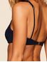 Top Faixa + Tanga Lateral Média Lisos Montevidéu Deep Blue Cia Marítma