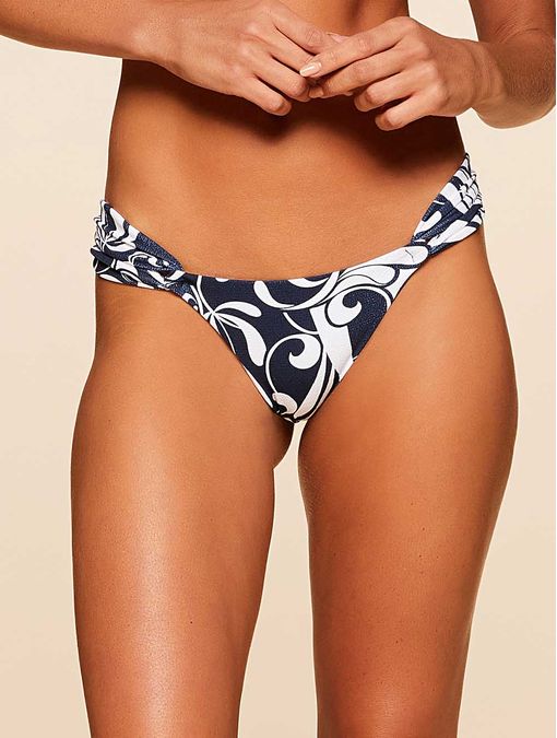 Tanga Lateral Média Estampada Verano Marinho Cia Marítma