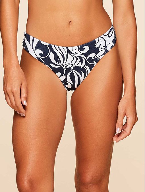 Tanga Lateral Média Estampada Verano Marinho Cia Marítma