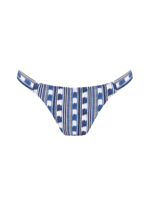 Tanga Lateral Média Estampada Montevidéu Azul Cia Marítima