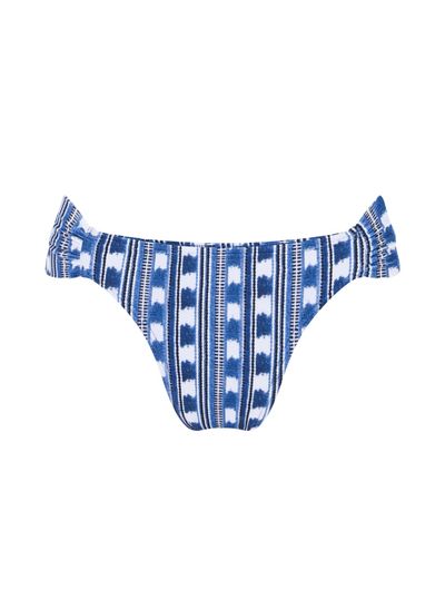 Tanga Lateral Média Estampada Montevidéu Azul Cia Marítima