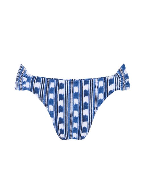 Tanga Lateral Média Estampada Montevidéu Azul Cia Marítima