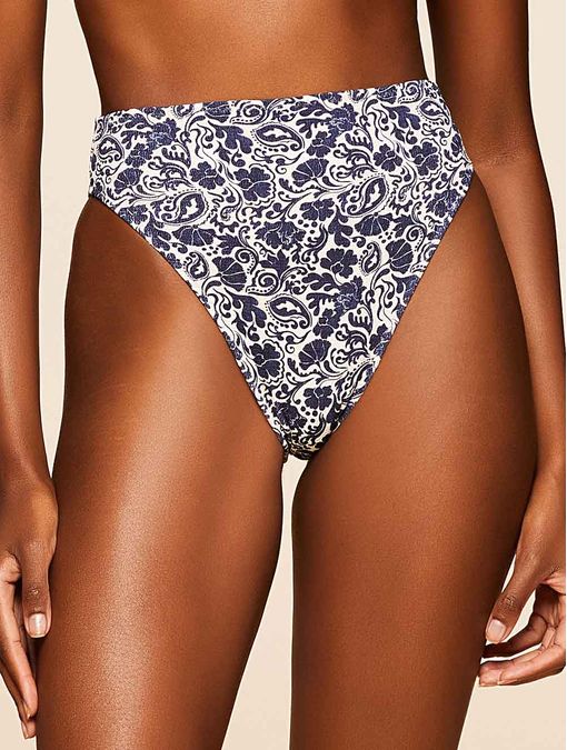 Hot Pants Estampada Sueños Marinho Cia Marítma