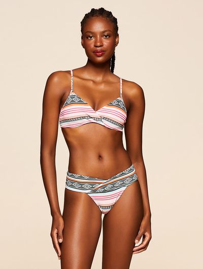 Top Meia Taça Estampado + Tanga Faixa Estampada Encanto Rosa Cia Marítma Top Meia Taça Estampado + Tanga Faixa Estampada Encanto Rosa Cia Marítma