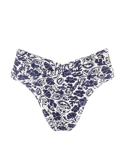 Tanga Lateral Larga Estampada Sueños  Marinho Cia Marítma