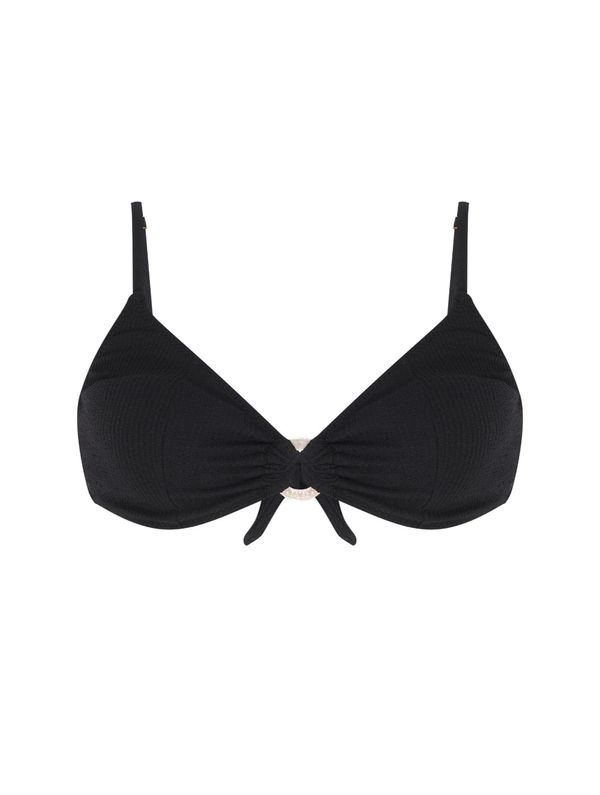 Top Triângulo Lisos Raja PRETO M