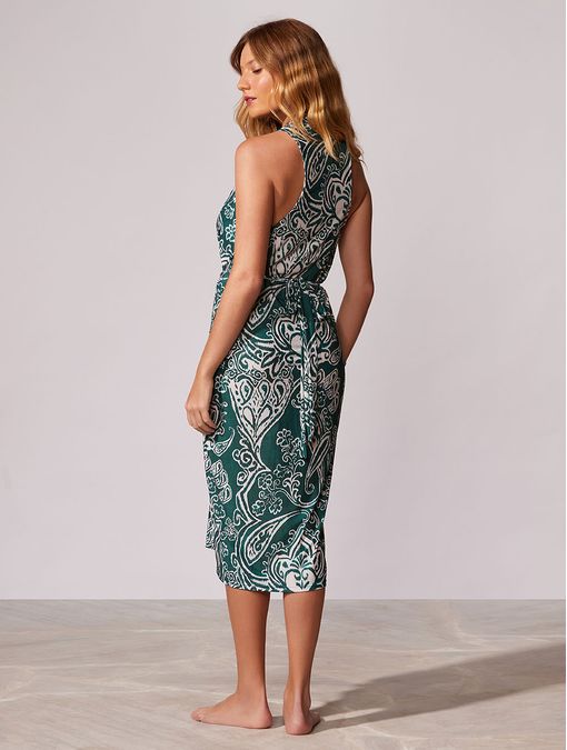 Vestido-Midi-Estampado-Antibes-Verde