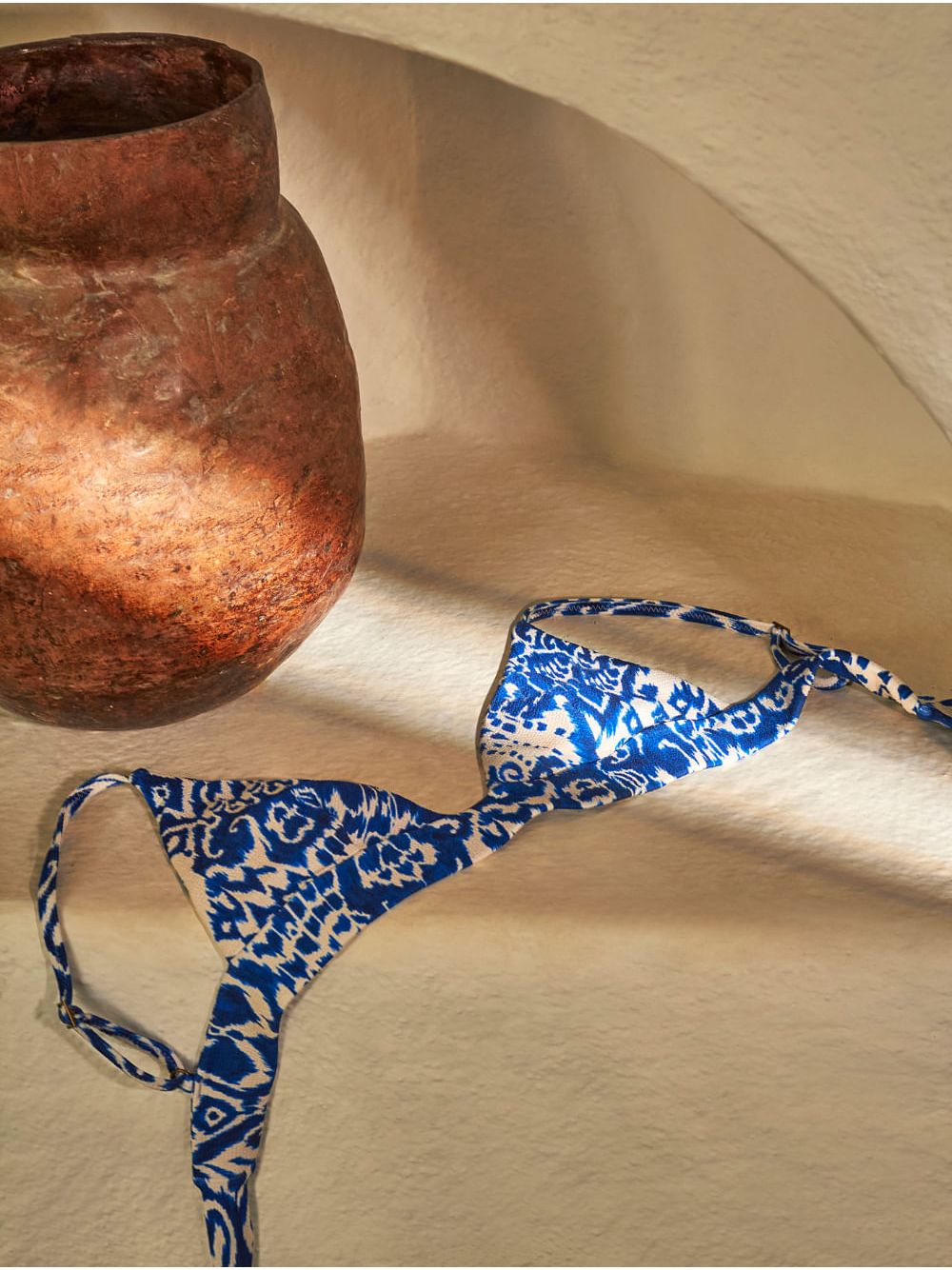 Cia Marítima — Top Triângulo Estampado Ocean