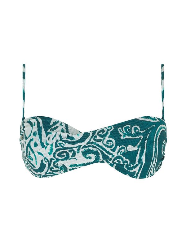 Top Faixa Estampado Antibes VERDE M