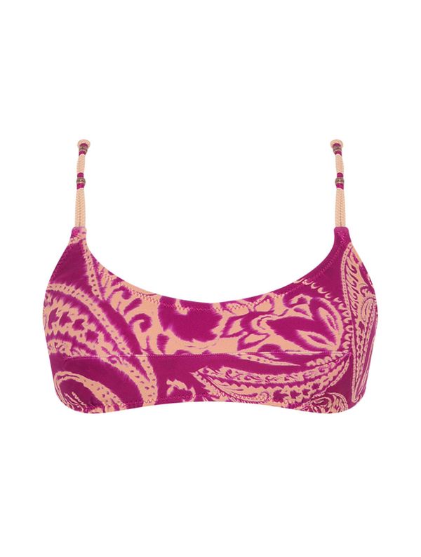 Top Faixa Estampado Provence ROSA PP