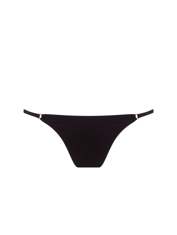 Tanga Lateral Estreita Lisa Lune PRETO P