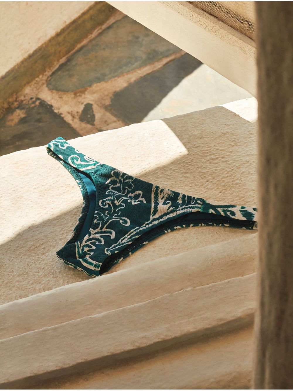 Cia Marítima — Tanga Lateral Média Estampada Antibes
