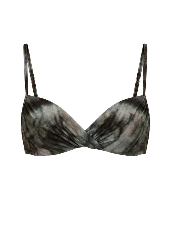Top Meia Taça Estampado Eclipse PRETO G