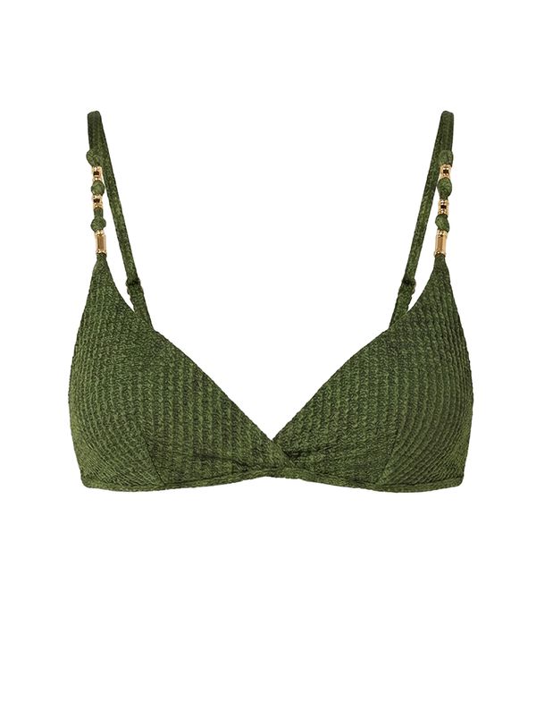 Top Triângulo Liso Olive VERDE MILITAR G