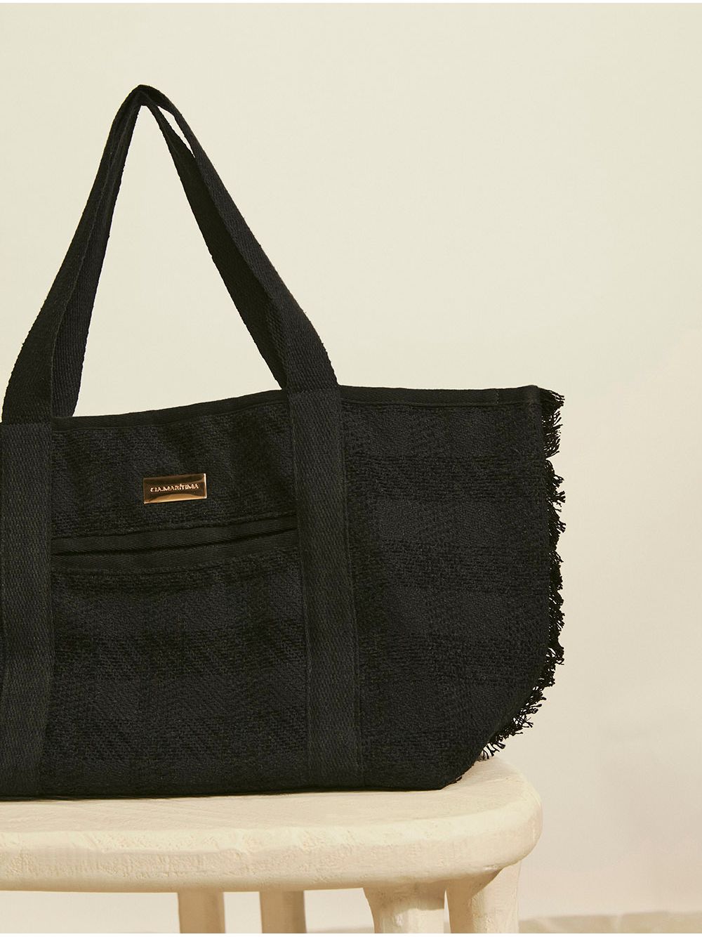Cia Marítima — Bolsa em Jacquard Frame