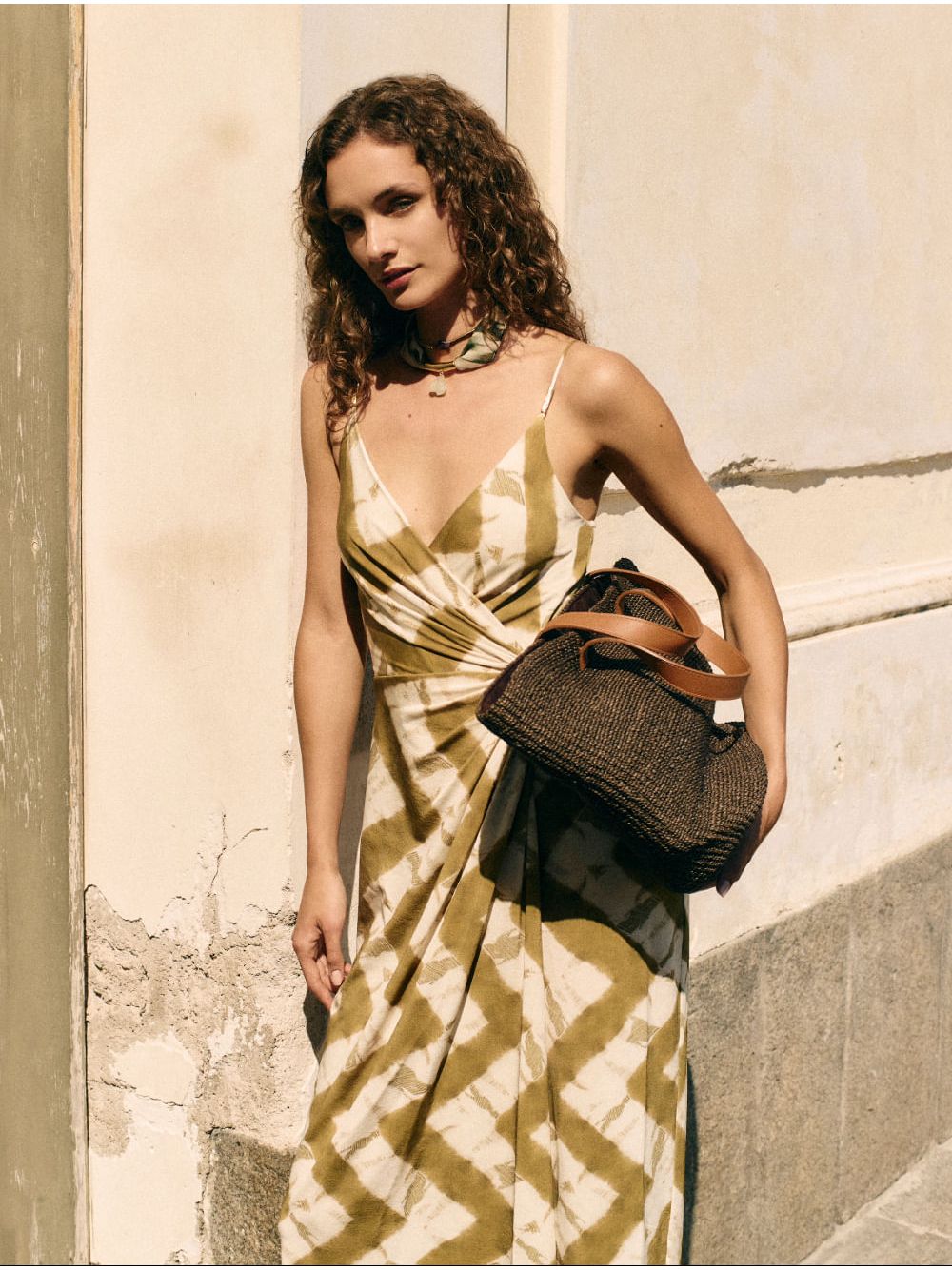 Cia Marítima — Vestido Midi Estampado Solare